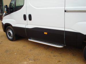 Iveco Daily side door forklift stop 2